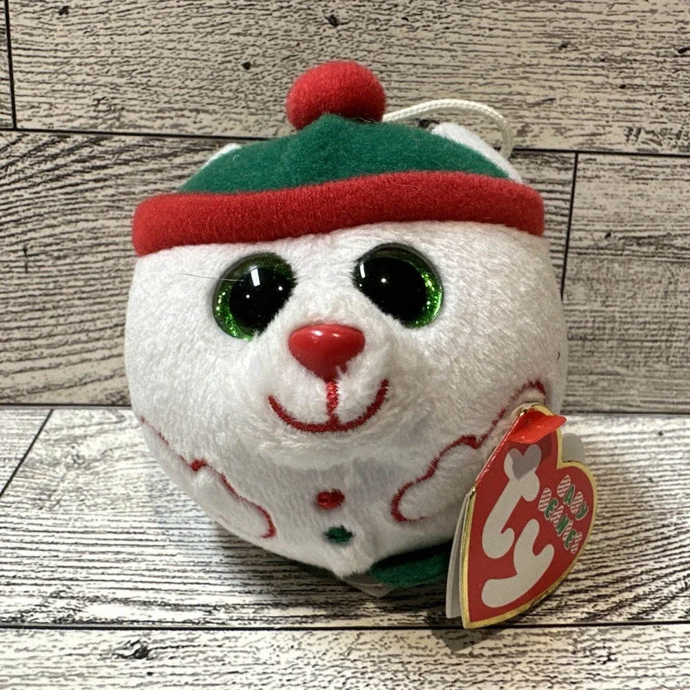 TY Baby Beanies Snowdrift Polar Bear Mini 2.5x3